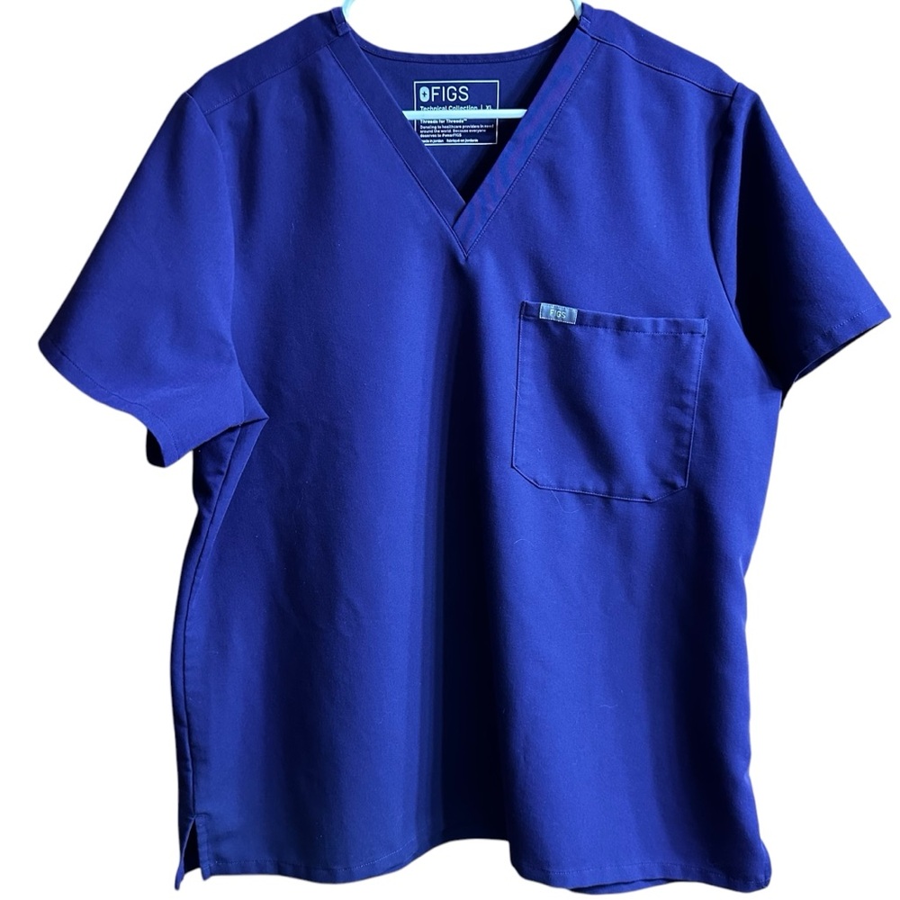 Figs Purple Catarina One Pocket Scrub Top Size XL